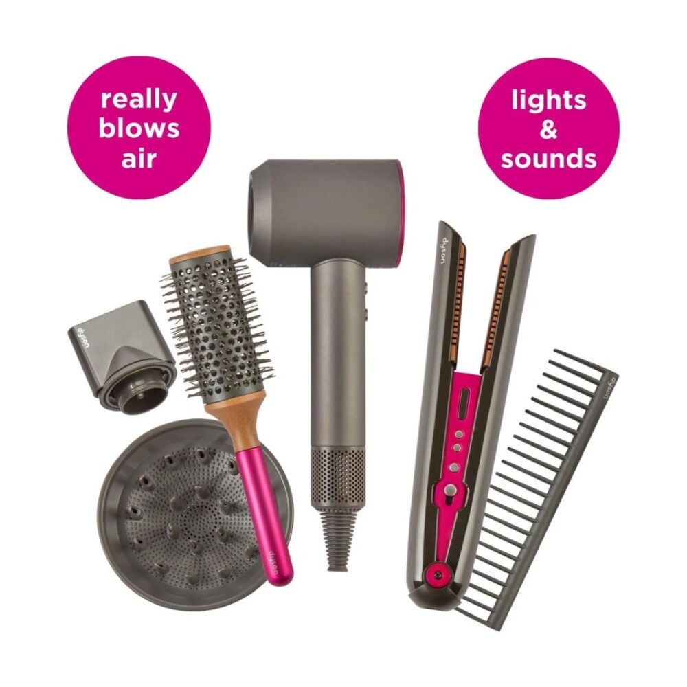 Dyson Supersonic & Corrale Deluxe Style Hair Styling Set Toy 3Y+