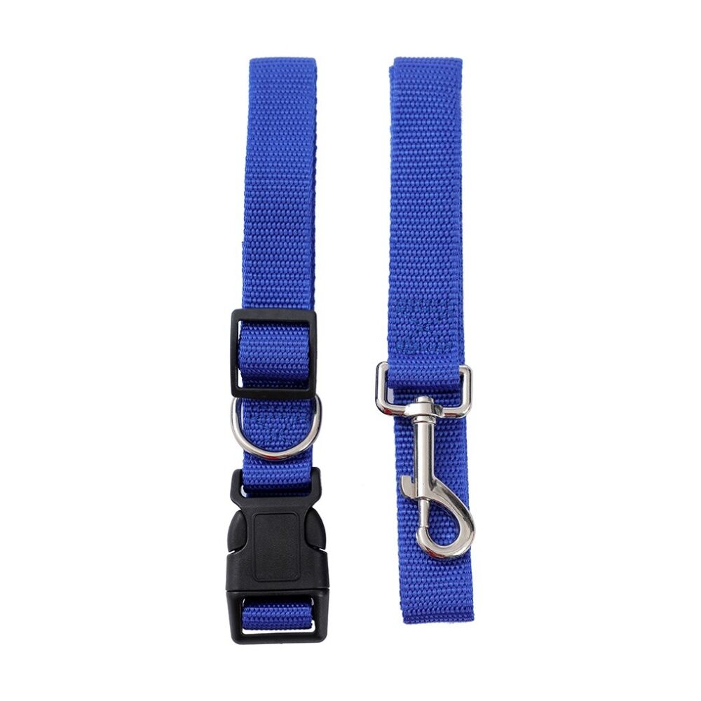 3x Paws And Claws Essentials Pet Dog Collar & Lead Set Large Assorted