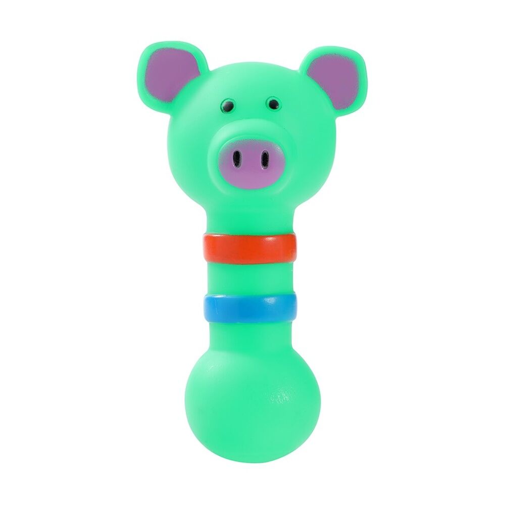 12x Paws And Claws Vinyl Baton Animals Pet Dog Squeaky Chew Toy 13.5x7cm Assorted