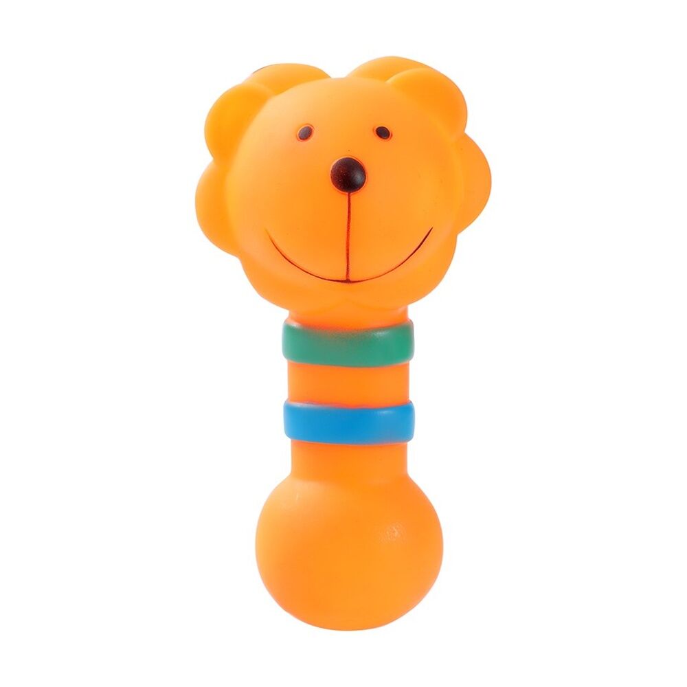 12x Paws And Claws Vinyl Baton Animals Pet Dog Squeaky Chew Toy 13.5x7cm Assorted