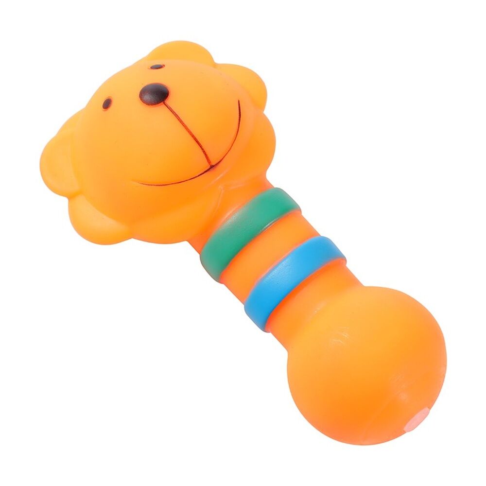 12x Paws And Claws Vinyl Baton Animals Pet Dog Squeaky Chew Toy 13.5x7cm Assorted