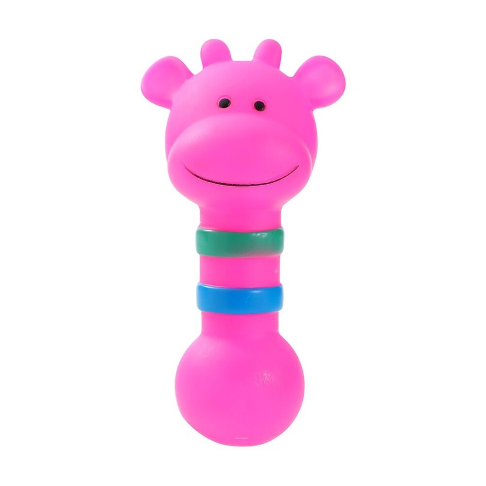 12x Paws And Claws Vinyl Baton Animals Pet Dog Squeaky Chew Toy 13.5x7cm Assorted