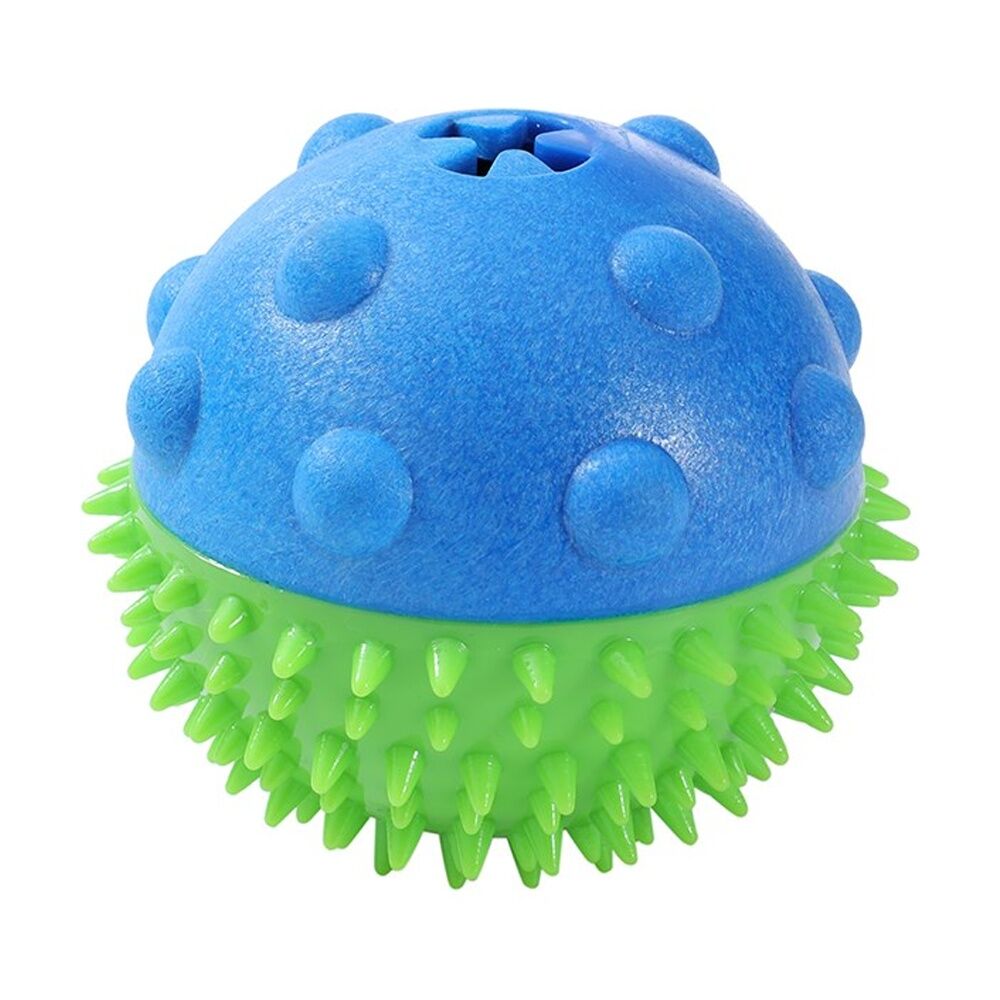 6x Paws And Claws Dental Treat Ball Pet Dog Toy Teeth Gum Cleaning 8.5cm Assorted