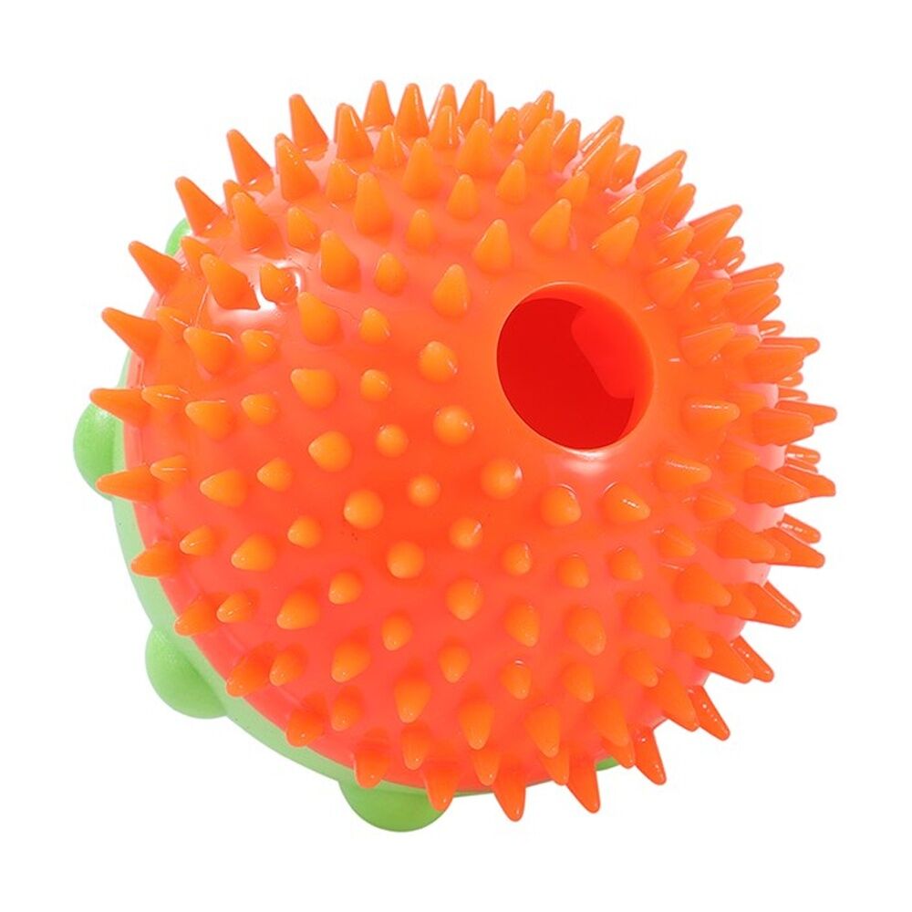 6x Paws And Claws Dental Treat Ball Pet Dog Toy Teeth Gum Cleaning 8.5cm Assorted