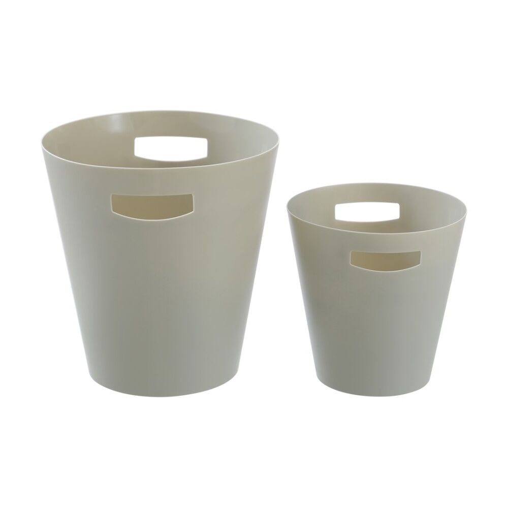12x Boxsweden Waste Bin Rubbish Trashcan W/ Handle 5L 21x21x22cm Assorted