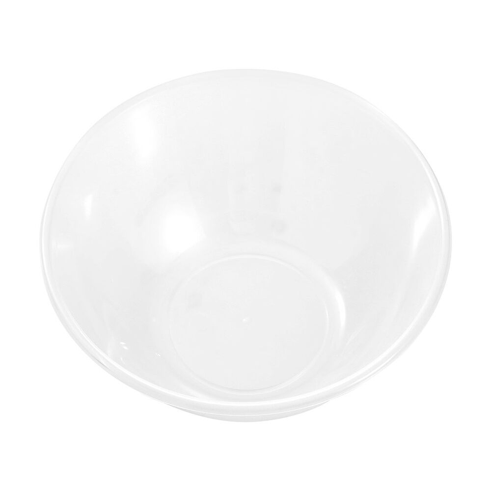 24x Lemon And Lime Large Plastic Serving/Salad Bowl 3.5L Clear 27.5cm