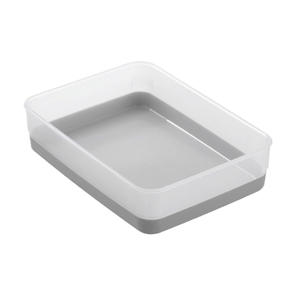 12x Boxsweden Durable Two-Tone Organiser Storage Tray 18x13.5x4.5cm Assorted