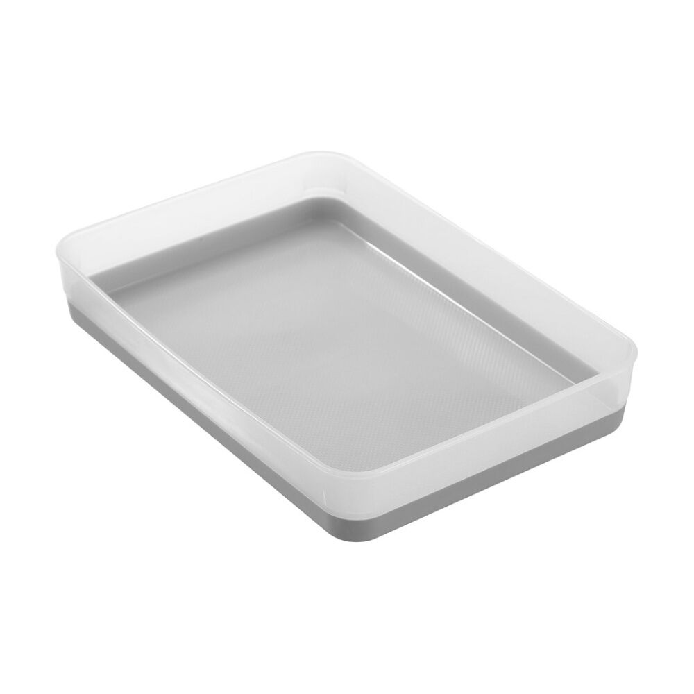 24x Boxsweden Durable Two-Tone Organiser Storage Tray 27.5x19x4.5cm Assorted