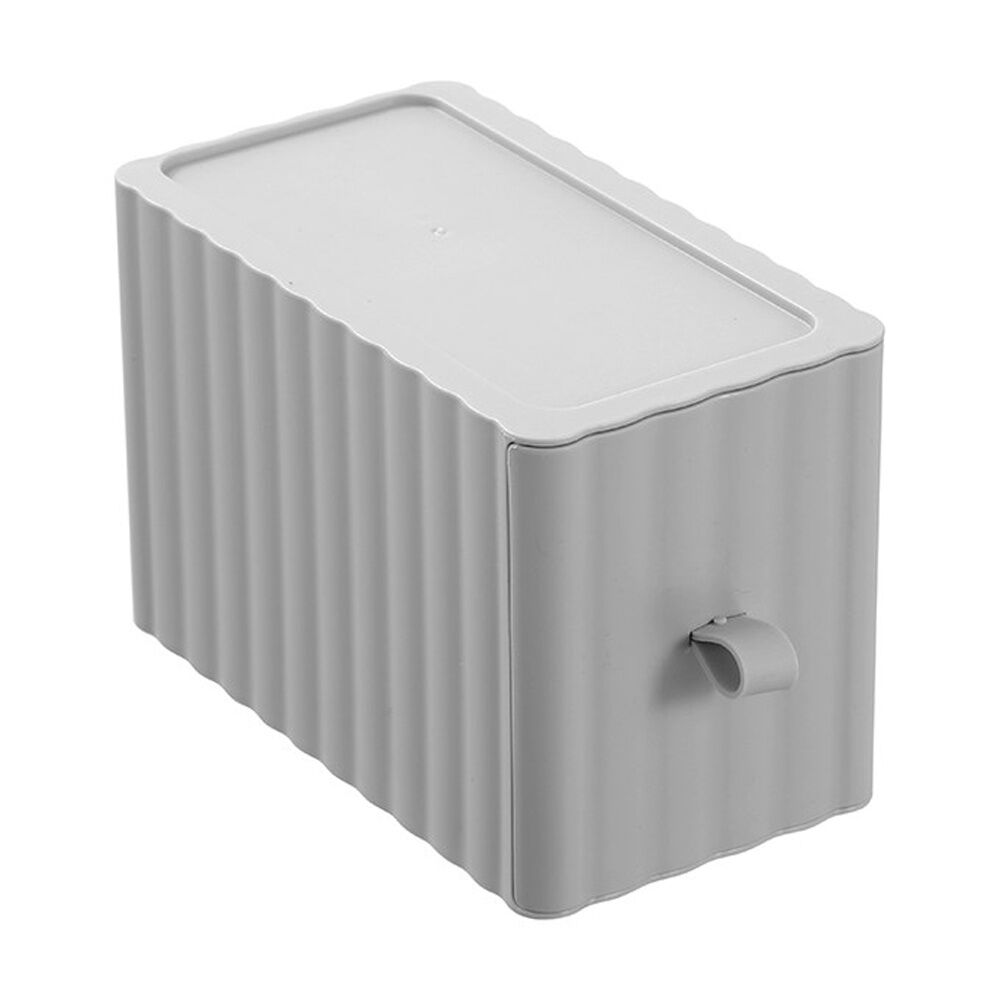 12x Boxsweden Rippled Stacking Drawer Organiser Ribbed Storage 10x18x12cm Assorted