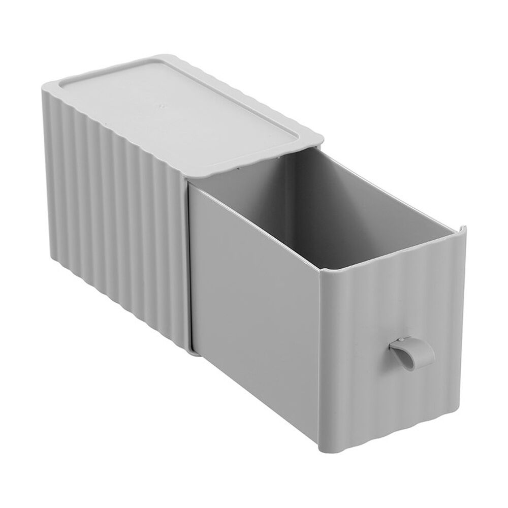 12x Boxsweden Rippled Stacking Drawer Organiser Ribbed Storage 10x18x12cm Assorted