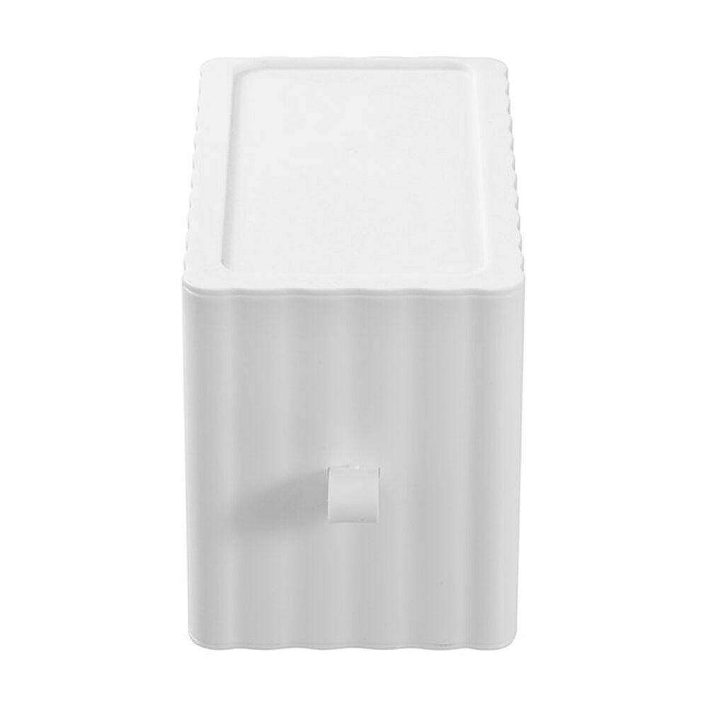 12x Boxsweden Rippled Stacking Drawer Organiser Ribbed Storage 10x18x12cm Assorted