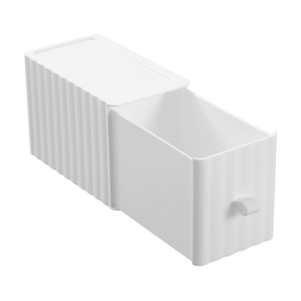 12x Boxsweden Rippled Stacking Drawer Organiser Ribbed Storage 10x18x12cm Assorted