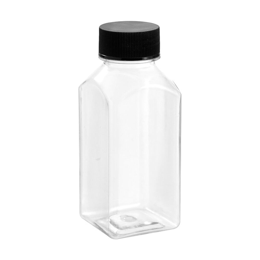 12x 6pc Lemon And Lime Reusable Clear Refrigerator Juice Drink Bottle Set 250ml