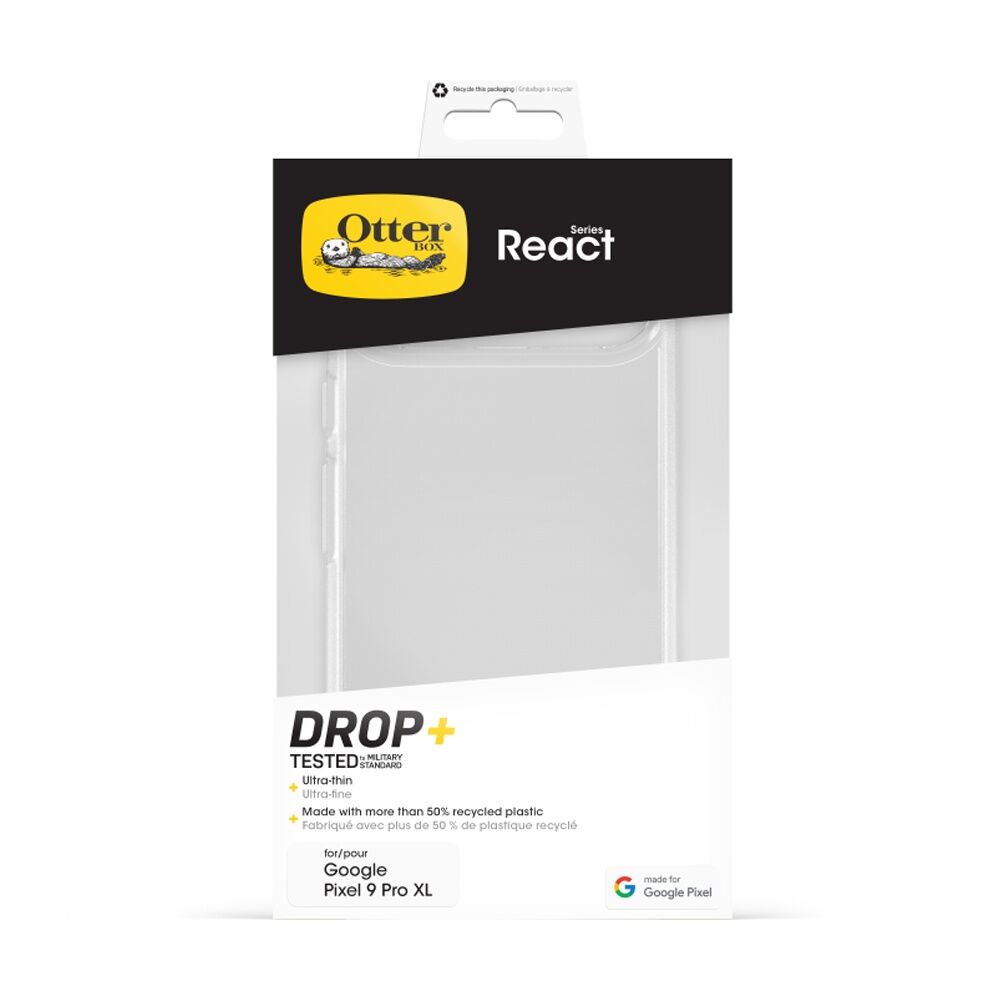 Otter OtterBox React - Pixel 9 XL Drop Impact Protection Clear