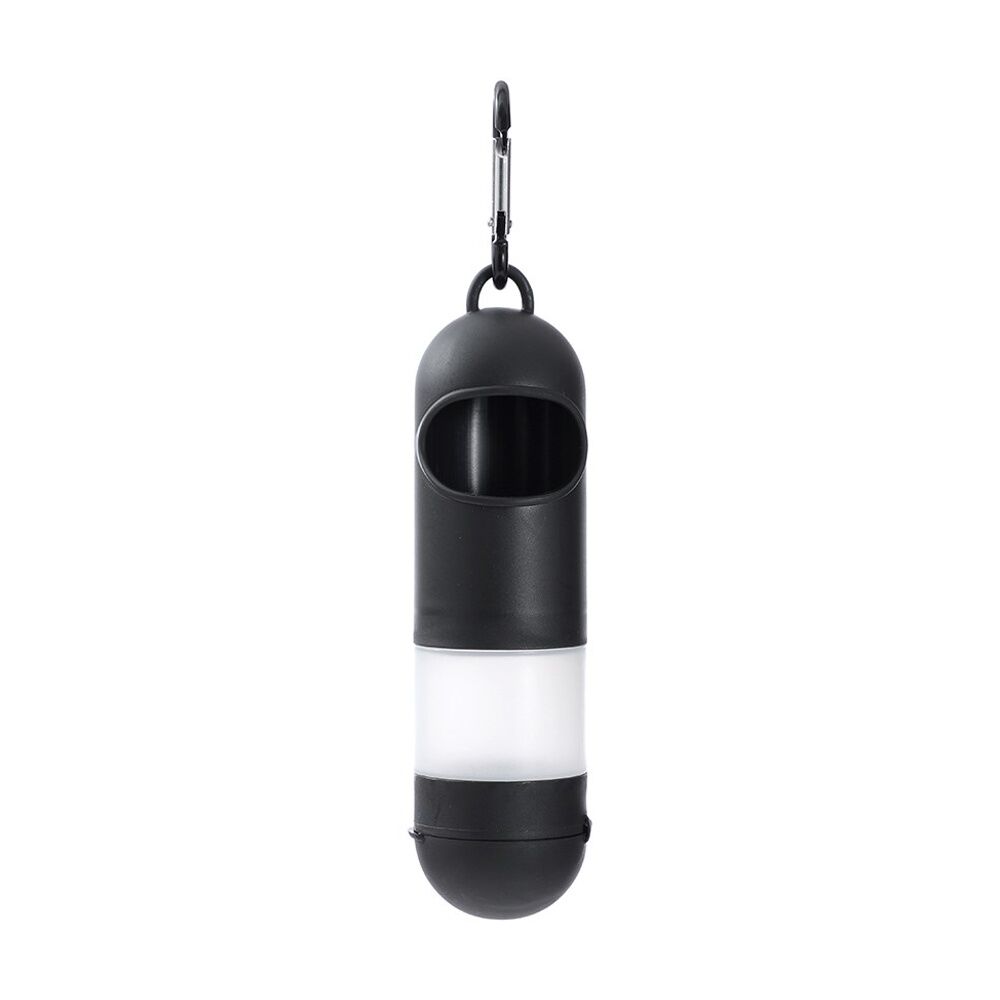 3x Paws And Claws Dog Pet Poop Bag Dispenser W/ Sanitiser Black 4x15cm