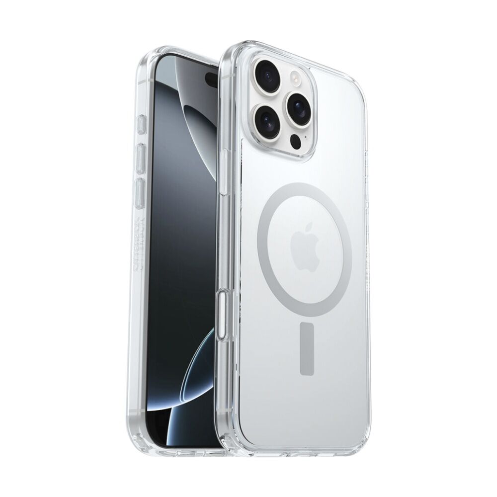 OtterBox Symmetry MagSafe Mobile Phone Case for iPhone 16 Pro Max Clear