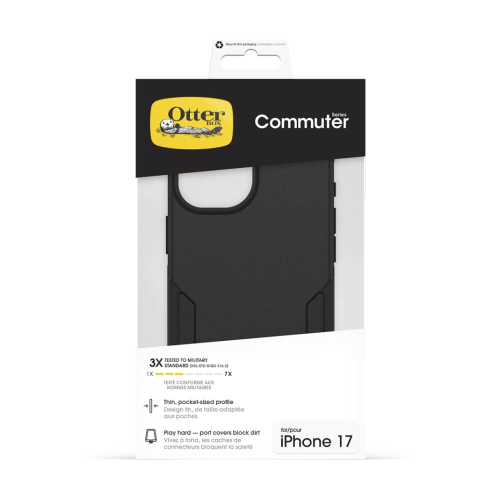 OtterBox Commuter Protective Mobile Phone Case for iPhone 17 Black