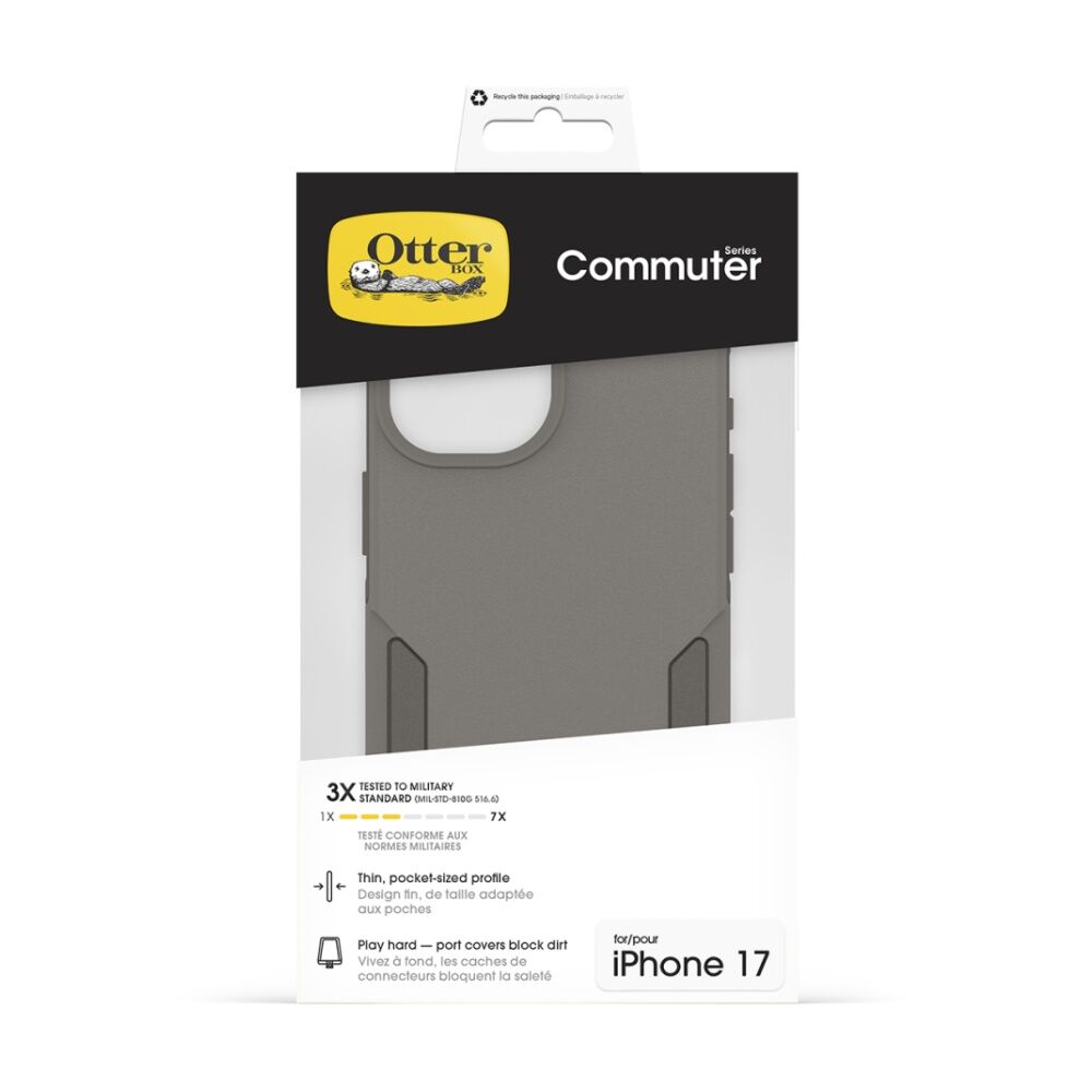 OtterBox Commuter Protective Mobile Phone Case for iPhone 17 Stone