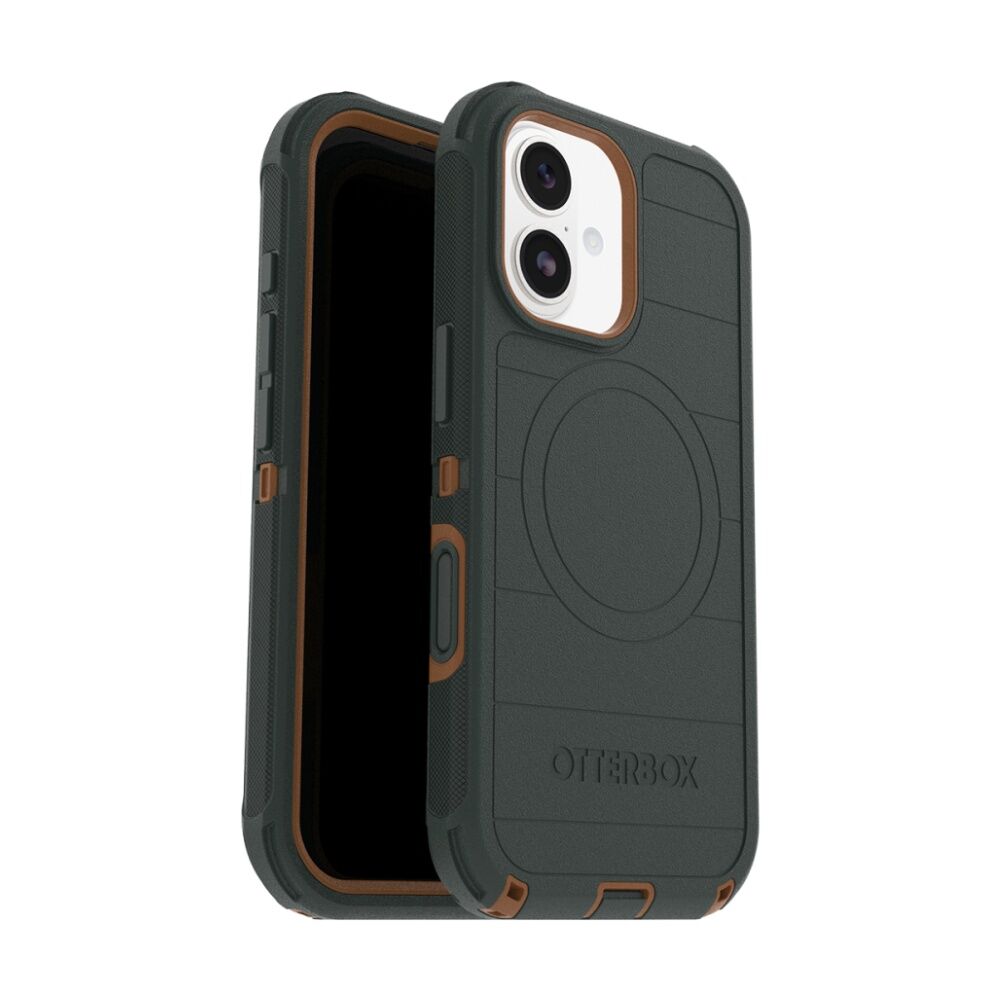 OtterBox Defender Pro Protective Mobile Phone Case for iPhone 17 Cprsmth Green