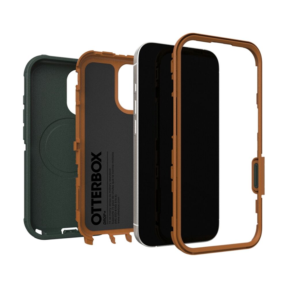 OtterBox Defender Pro Protective Mobile Phone Case for iPhone 17 Cprsmth Green