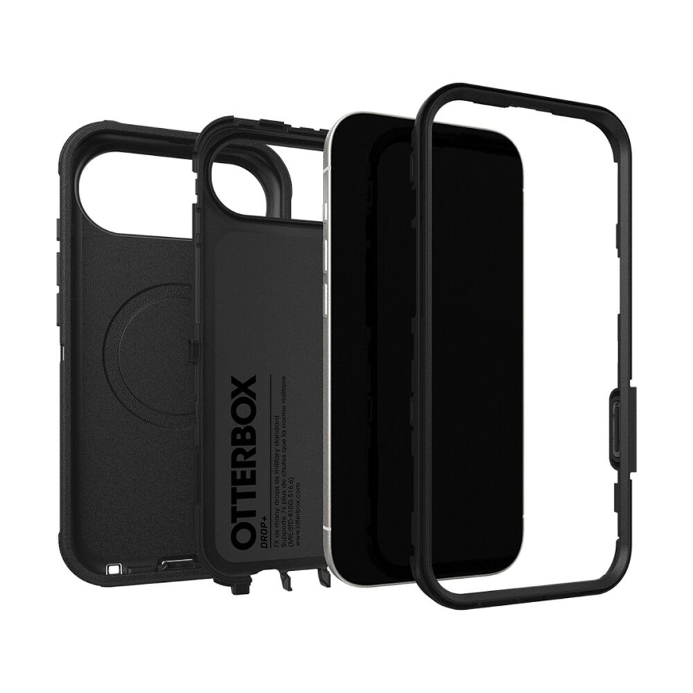 OtterBox Defender Pro Protective Mobile Phone Case for iPhone Air Black
