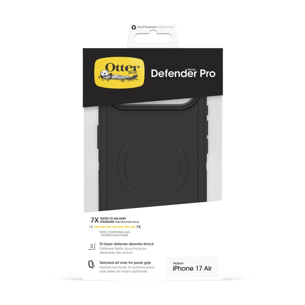 OtterBox Defender Pro Protective Mobile Phone Case for iPhone Air Black