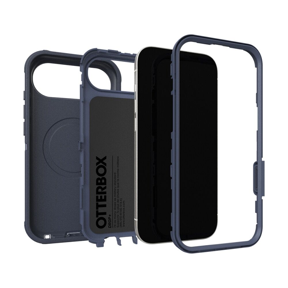 OtterBox Defender MagSafe Mobile Phone Case for iPhone 13/14/15 Riverside Blue