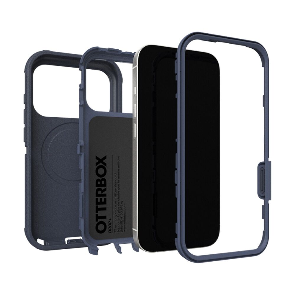 OtterBox Defender Protective Mobile Phone Case for iPhone 17 Pro Riverside Blue
