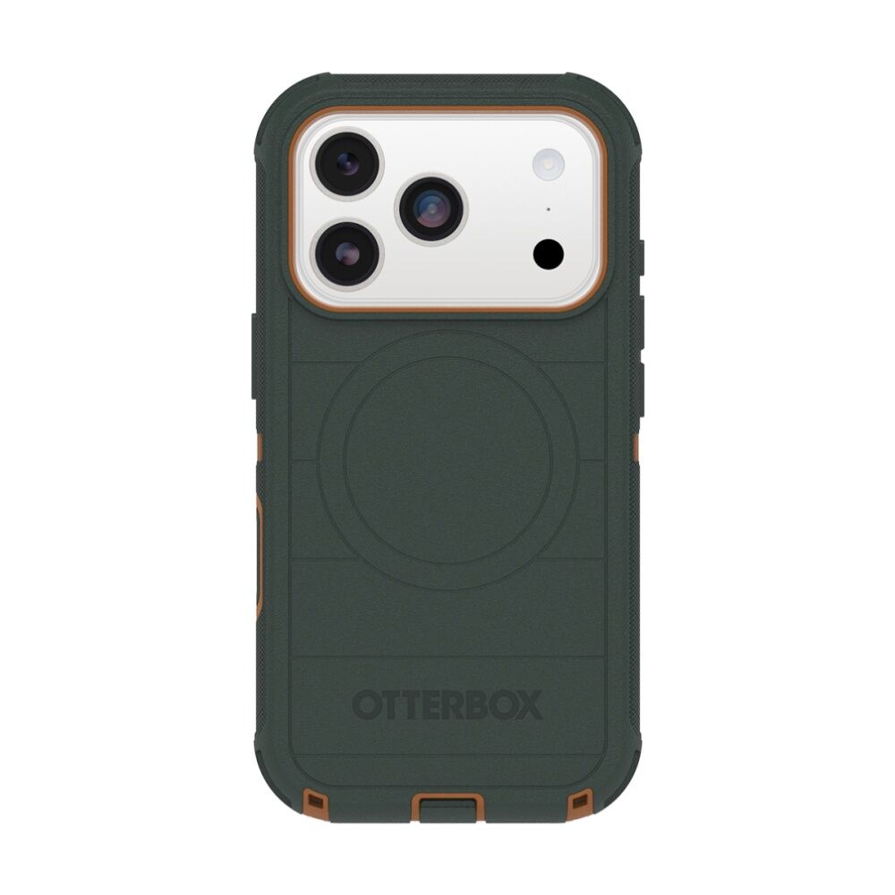 OtterBox Defender Protective Mobile Phone Case for iPhone 17 Pro Cprsmth Green