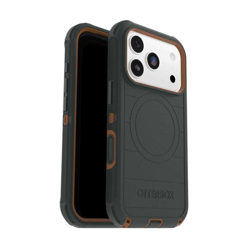 OtterBox Defender Protective Mobile Phone Case for iPhone 17 Pro Cprsmth Green