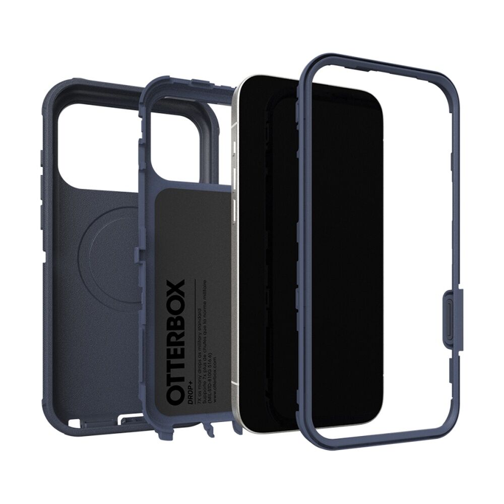 OtterBox Defender Protective Phone Case for iPhone 17 Pro Max Riverside Blue