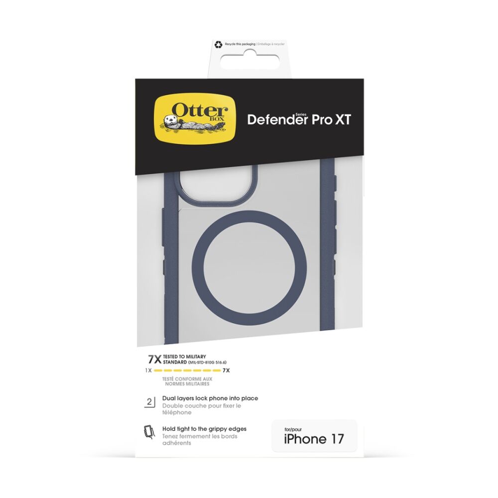 OtterBox Defender XT Pro Mobile Phone Case for iPhone 17 Mountain Storm Blue