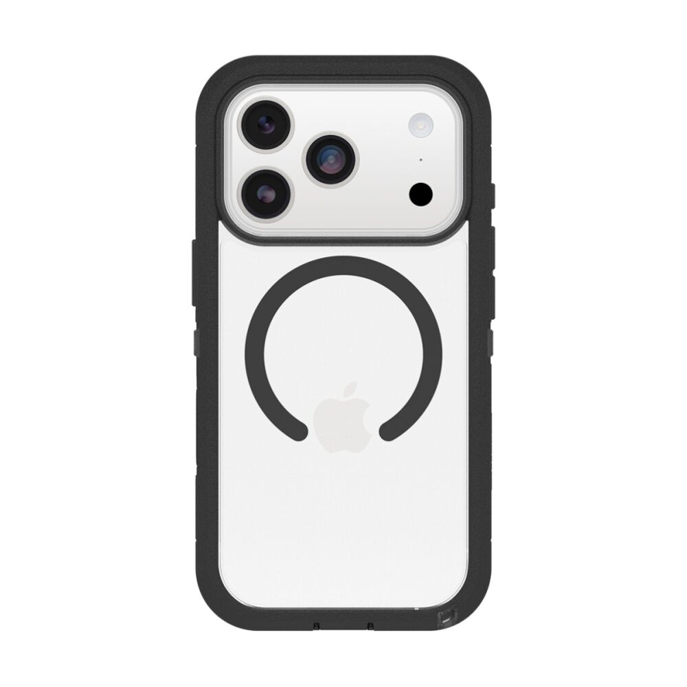 OtterBox Defender XT MagSafe Mobile Phone Case for iPhone 17 Pro Dark Side Black