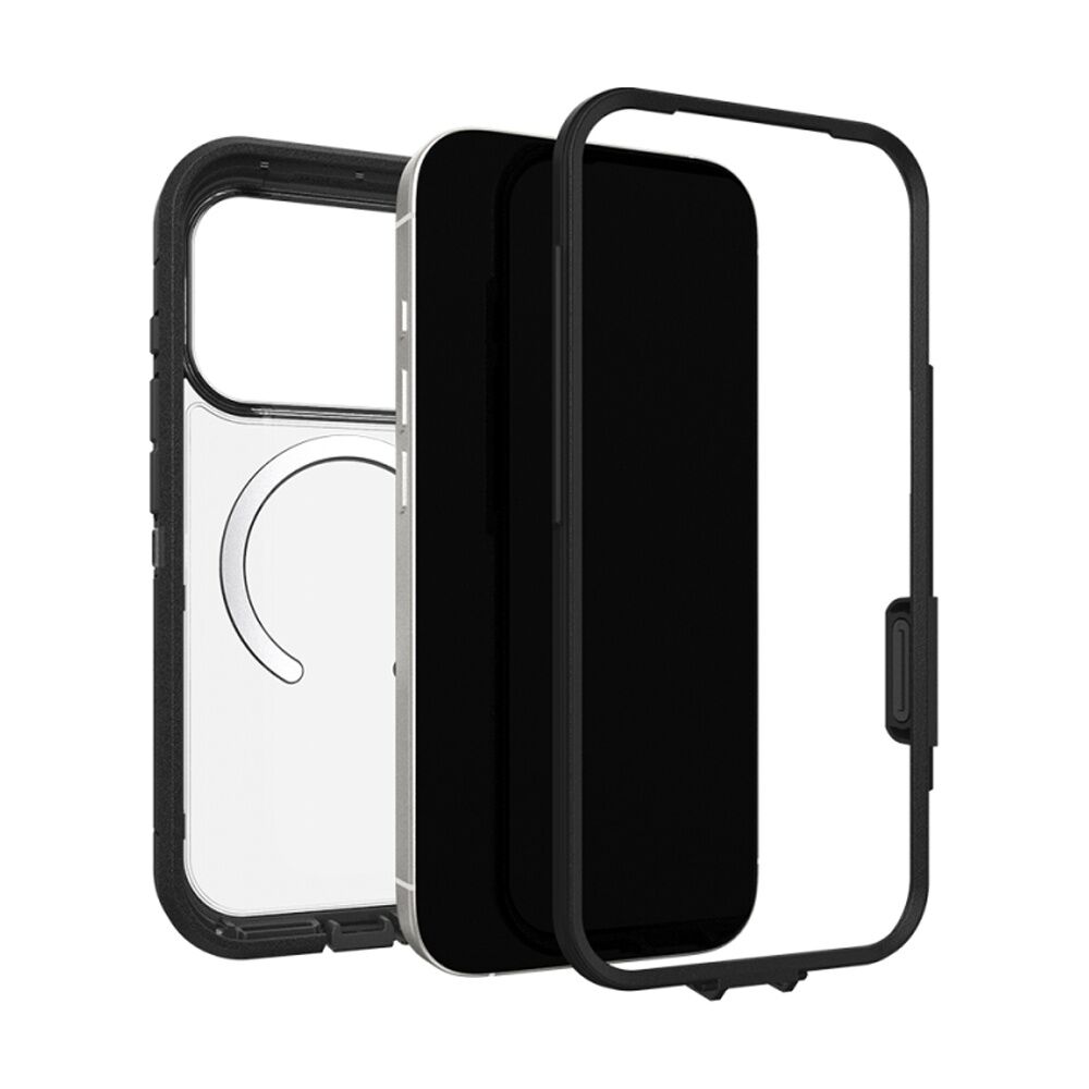 OtterBox Defender XT MagSafe Mobile Phone Case for iPhone 17 Pro Dark Side Black
