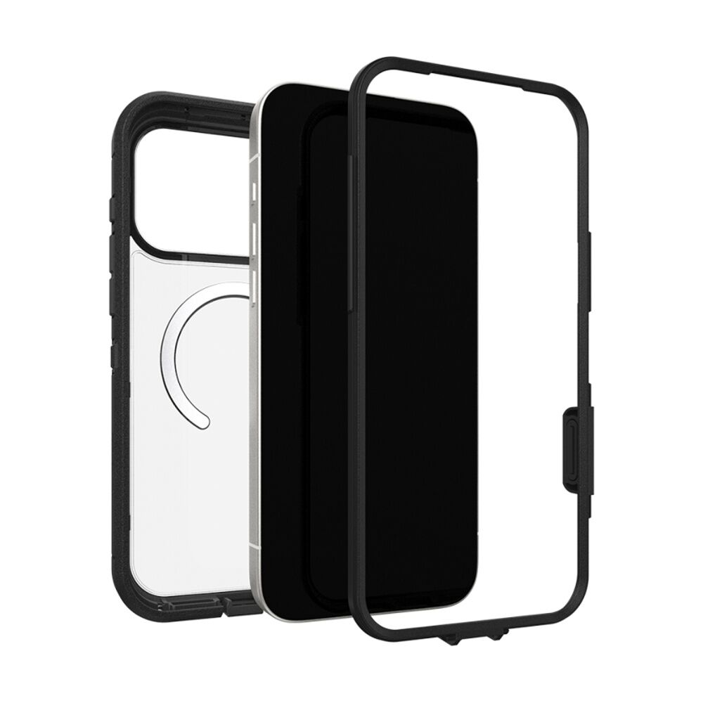 OtterBox Defender XT MagSafe Phone Case for iPhone 17 Pro Max Dark Side Black