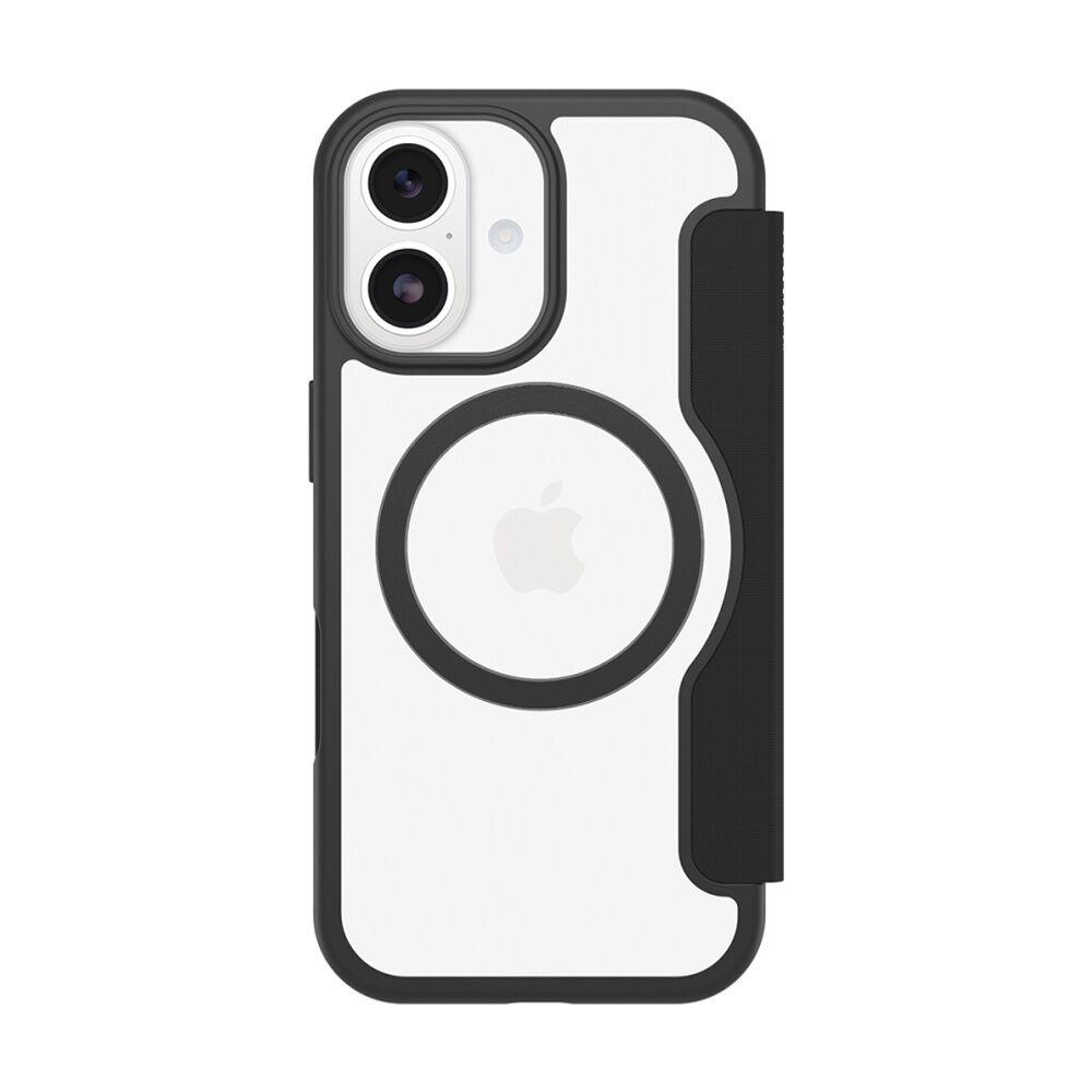 OtterBox React Folio MagSafe Mobile Phone Case for iPhone 17 Black Crystal