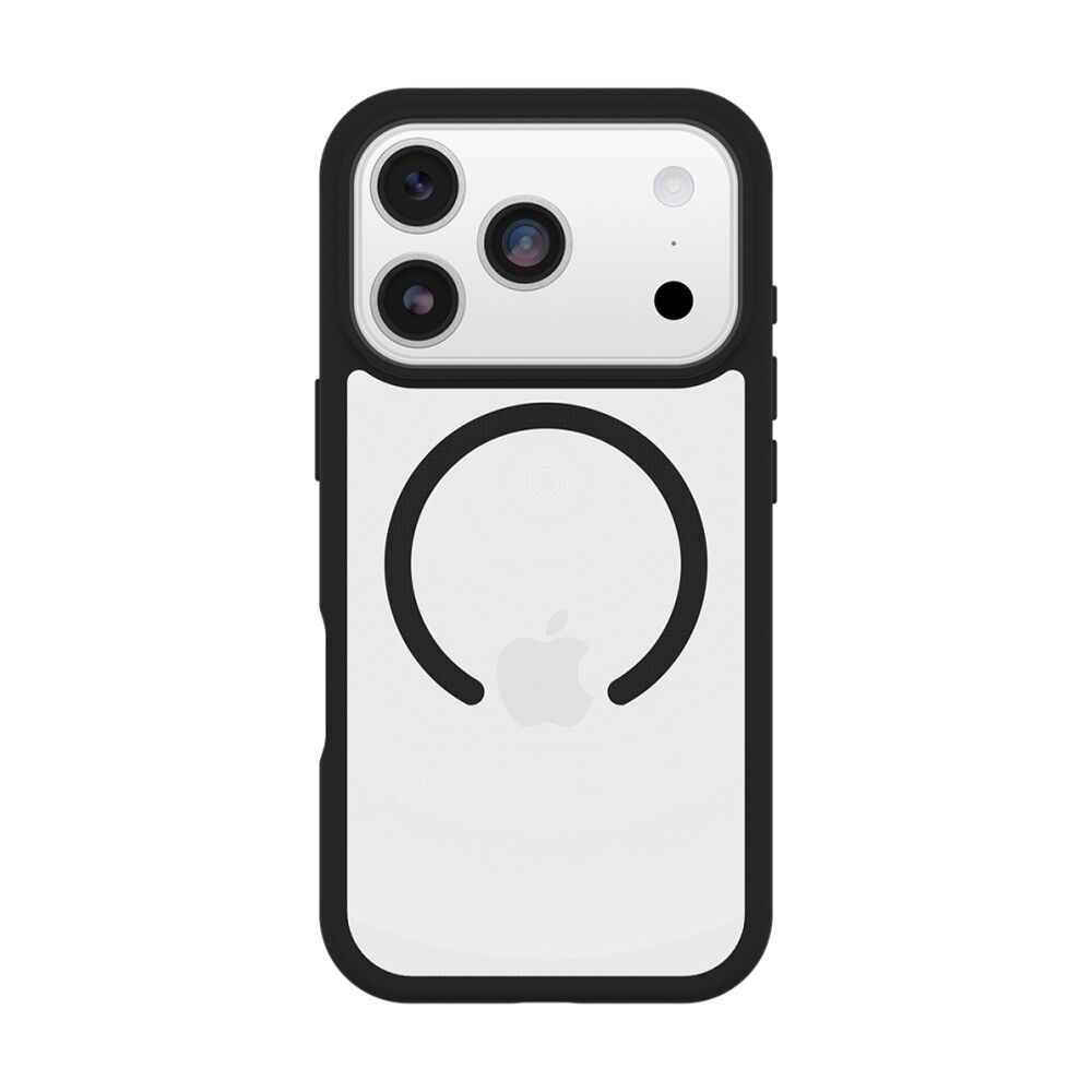 OtterBox React MagSafe Mobile Phone Case for iPhone 17 Pro Black Crystal