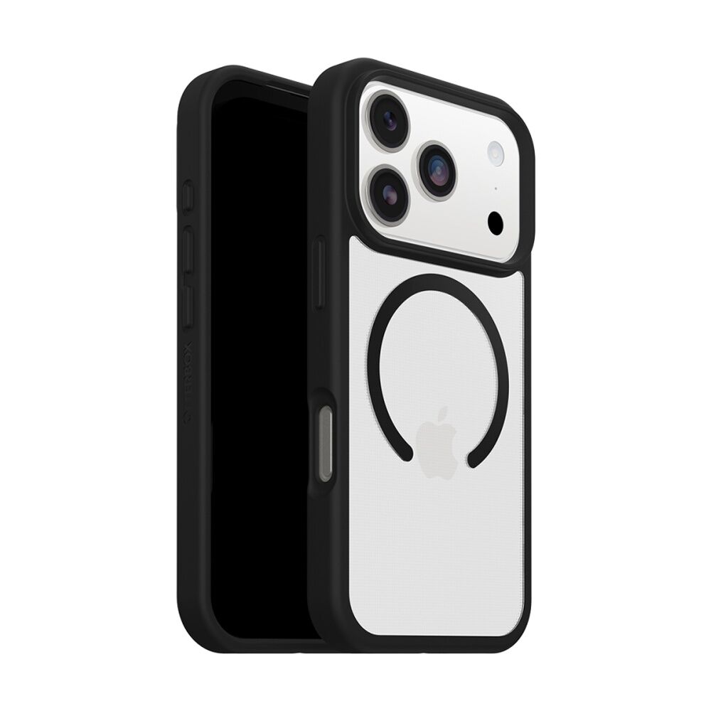 OtterBox React MagSafe Mobile Phone Case for iPhone 17 Pro Black Crystal