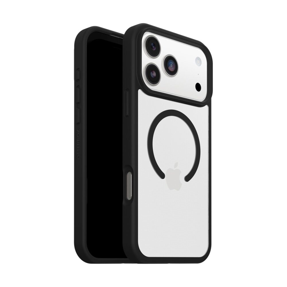 OtterBox React MagSafe Mobile Phone Case for iPhone 17 Pro Max Black Crystal