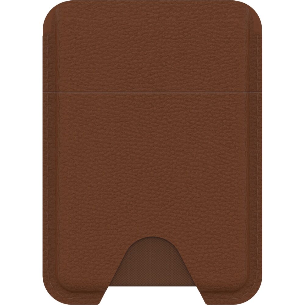 OtterBox Mobile Phone Magnetic Cactus Leather Wallet Attachment Accessory Brown