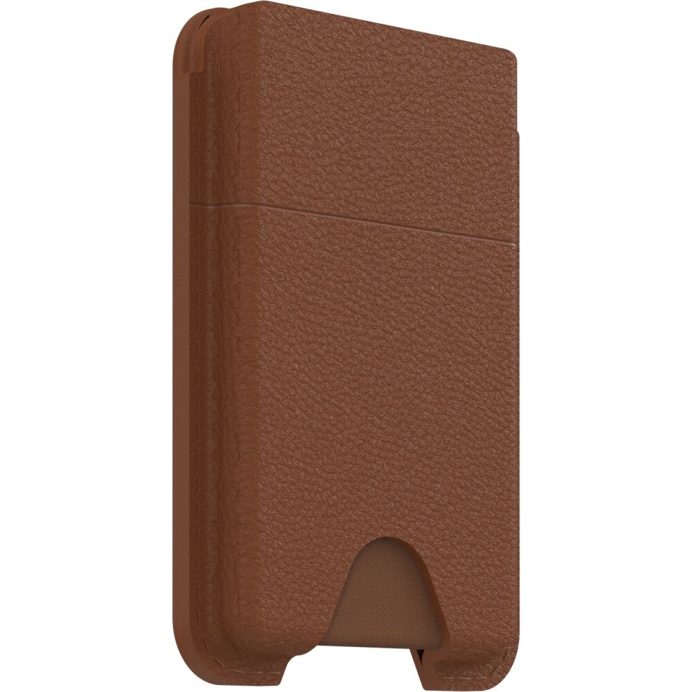 OtterBox Mobile Phone Magnetic Cactus Leather Wallet Attachment Accessory Brown
