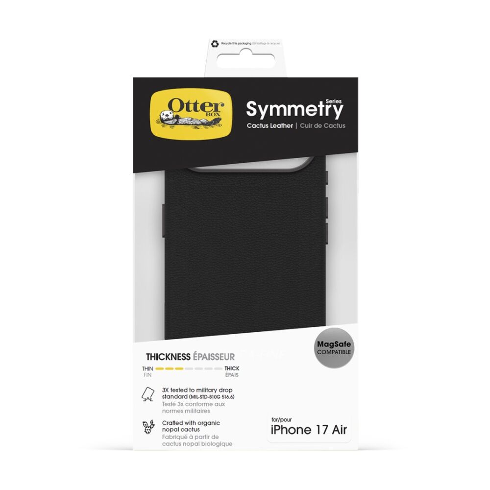 OtterBox Symmetry MagSafe Phone Case for iPhone Air Noir Ash Black
