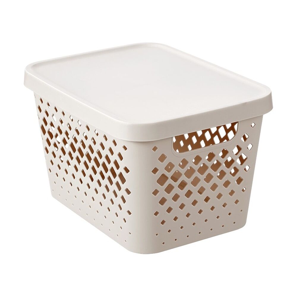 12PK Boxsweden Diamond Tray Home Organiser Storage Container 16L 36x27x22cm