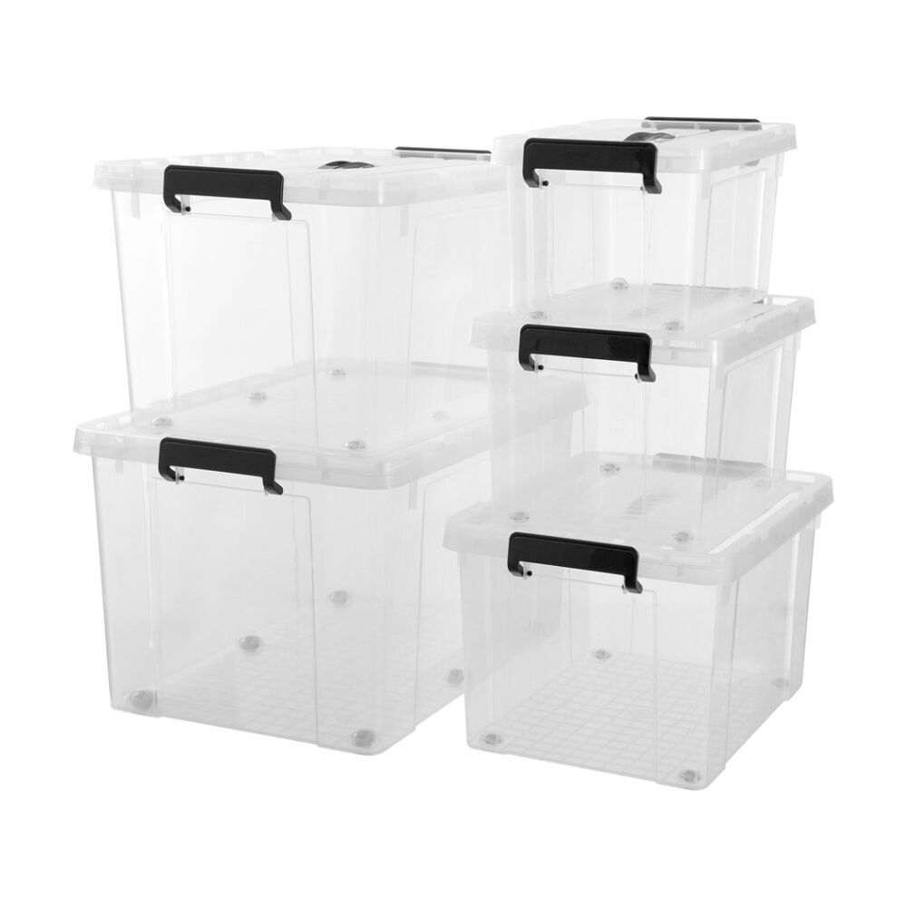 12PK Boxsweden Dura Carry Box Home Organiser Storage Container 16L 38x28x23cm