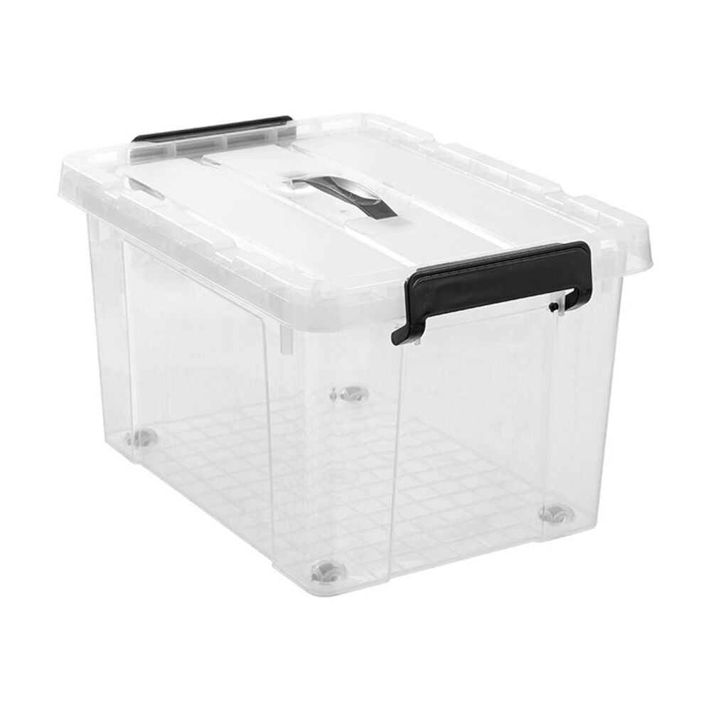 6PK Boxsweden Dura Carry Box Home Organiser Storage Container 27L 44x33x26cm