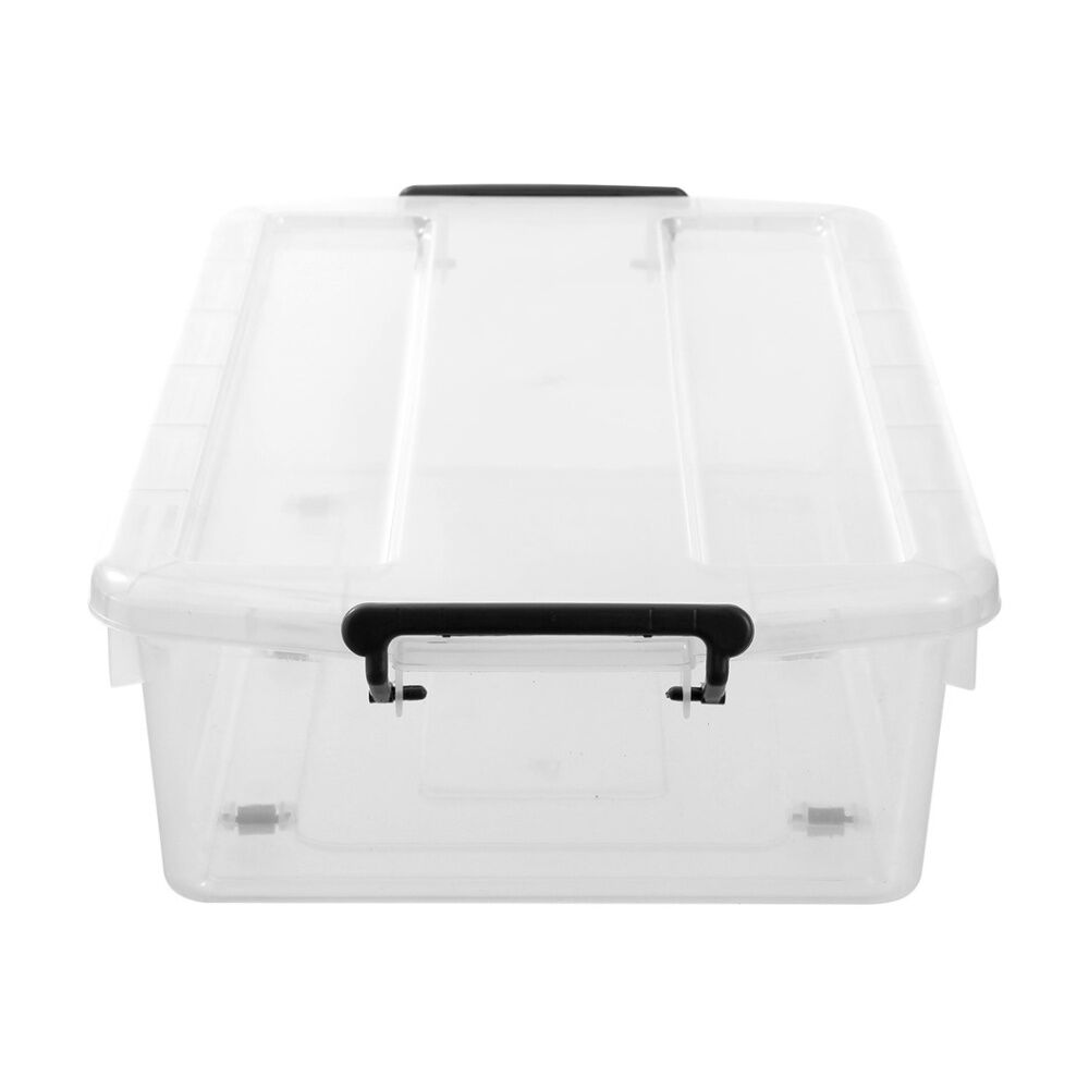 3PK Boxsweden Dura Underbed Home Organiser Storage Container 40L 73x42x17cm
