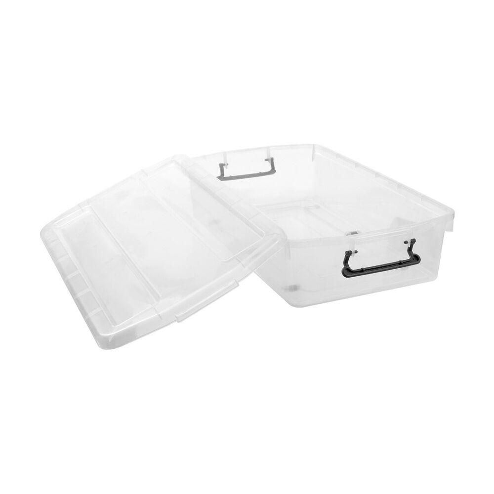 6PK Boxsweden Dura Underbed Home Organiser Storage Container 40L 73x42x17cm