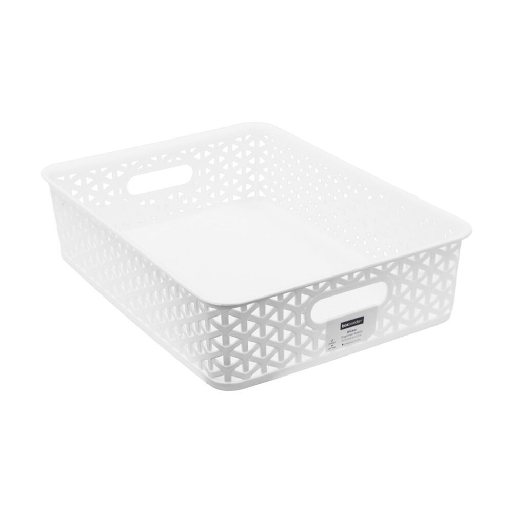 12PK Boxsweden Wicker Basket Home Organiser Storage Container 6.5L 35.5x26x8.5cm