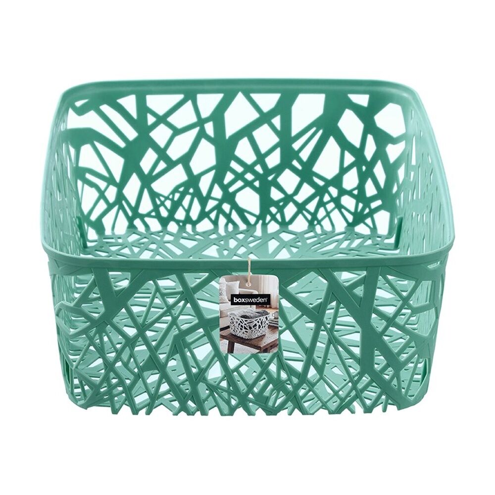 6PK Boxsweden Vine Basket Home Organiser Storage Container Assorted 12L