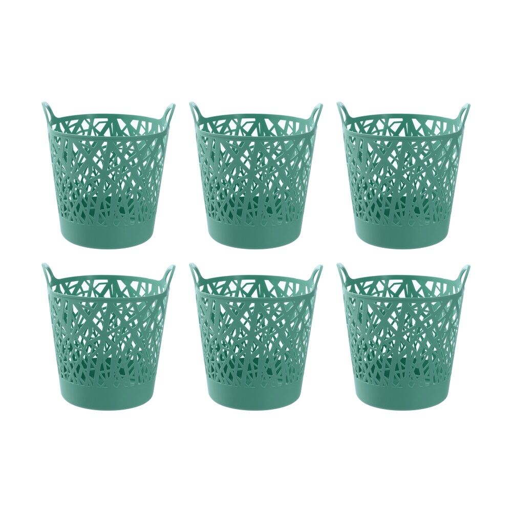 6PK Boxsweden Vine Basket Home Organiser Storage Container Assorted 42L